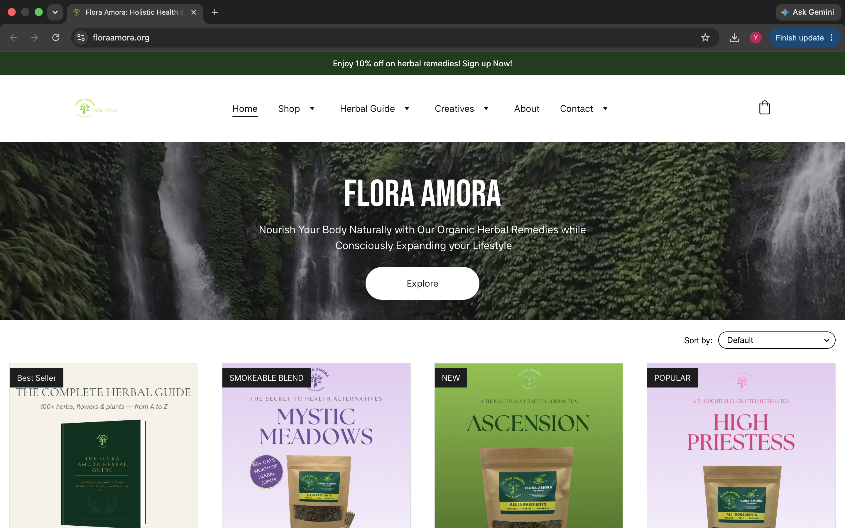 Flora Amora Website
